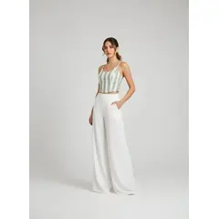 GENERICO - TOP MUJER DE LINO MACARENA ALMAT