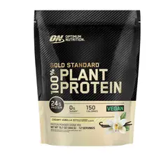 OPTIMUN NUTRITION - Proteína Vegana Gold Standard 100% Plant Protein 444 gramos - Creamy Vanilla