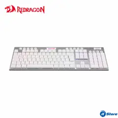 REDRAGON - Teclado Mecánico HORUS FS K619W-RGB-SP WHITE Cableado