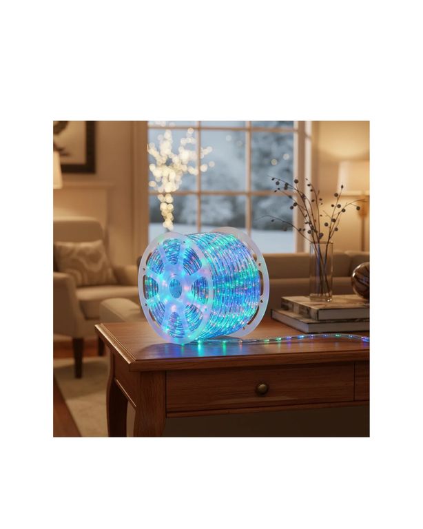 Cinta Luces Led Manguera Navideña 100 metros + 5 Secuenciales