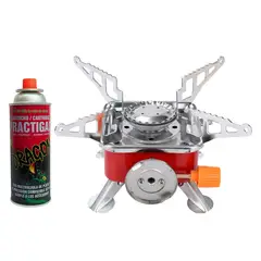 PENTHA - Mini Cocina Portátil a Gas Ideal para Camping + 2 Gas Butano