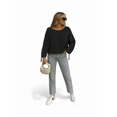 AMA OUTFITTERS - CHOMPA TEJIDA EN HILO GOYA