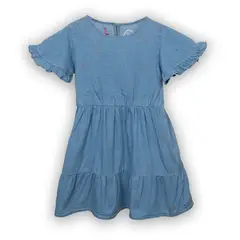 PILLIN - Vestido Niña PVC713-25CEL Celeste