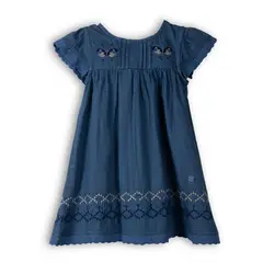 PILLIN - Vestido Bebé Niña PVC725-25AZU Azul