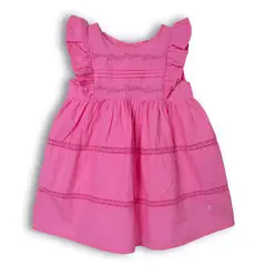 PILLIN - Vestido Bebé Niña PVC809-25FUC Fucsia