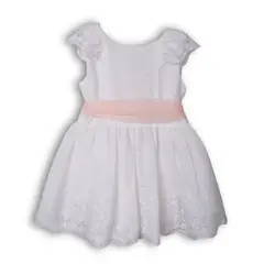 PILLIN - Vestido Bebé Niña PVC846-25BCO Blanco