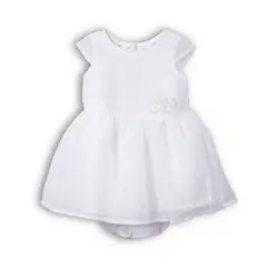 PILLIN - Vestido Bebé Niña PVC847-25BCO Blanco