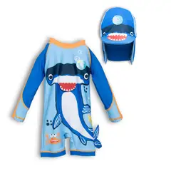 PILLIN - Ropa de Baño Bebe Niño PVC852-25CEL Celeste