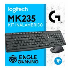 LOGITECH - Teclado Mouse MK235 Inalambrico Negro