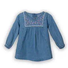 PILLIN - Blusa Bebé Niña PVC723-25DEN Denim