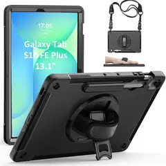 GENERICO - CASE ARMOR 360º PARA SAMSUNG TAB S9FE/S10FE/S10LITE 10.9 " NEGRO