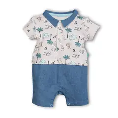 PILLIN - Overol corto Recién Nacido Niño PVC219-25SUR Surtido