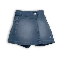 PILLIN - Short Bebé Niña PVC731-25DEN Denim