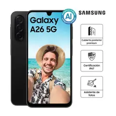 SAMSUNG - GALAXY A26 5G 6GB RAM 128GB - BLACK