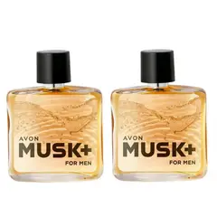 AVON - Musk para hombre Eau De Toilette perfume x2 und - 75 ml kaiak