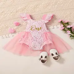 GENERICO - VESTIDO PARA NIÑA BEBE PRIMERA SECCION DE FOTO