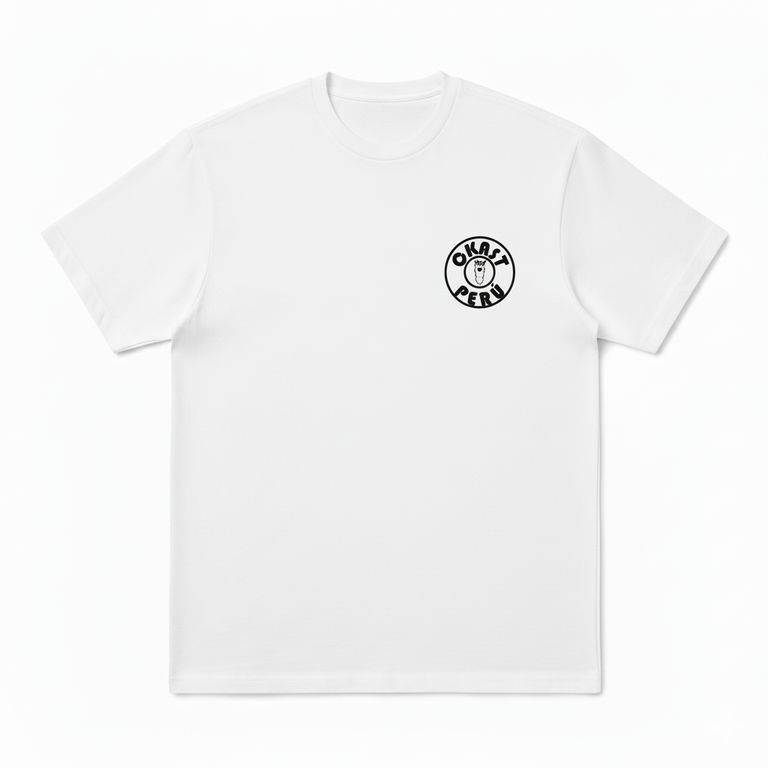 Polo Boxy Fit Streetwear Hombre BLANCO Ckast Perú