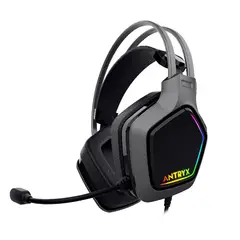 ANTRYX - AUDIFONO C/MICROFONO ENIGMA SE GRAY 7.1 VIRTUAL, VIBRADOR, USB (AGH-7320GR7V)