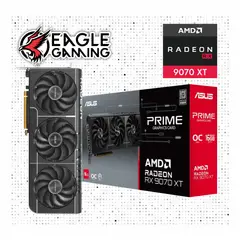 ASUS - Tarjeta De Video Rx 9070 Xt, 16 Gb Gddr6, Pci-E 5.0, Rendimiento