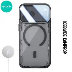NILLKIN - Case Iceblade Camprop - iPhone 17 Pro (MagSafe) - Negro Transparente