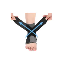 GENERICO - Tobillera de compresión ajustable para la protección del tobillo para la protección deportiva