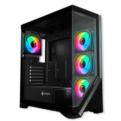 ANTRYX - CASE FX 650 BLACK, ARGB FAN X4, VIDRIO TEMPLADO
