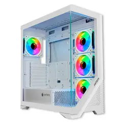 ANTRYX - CASE FX 650 WHITE, ARGB FAN X4, VIDRIO TEMPLADO (AC-FX650W)
