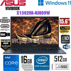 ASUS - Laptop Vivobook X1502VA-NJ809W 15.6'' FHD Intel Core i7-13620H 16GB DDR4, 512GB SSD Windows 11