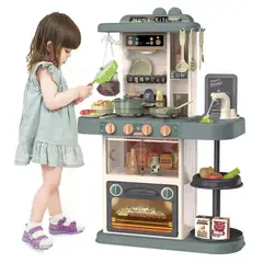 GENERICO - COCINITA DE JUGUETE A VAPOR // 43 pcs LUCES Y SONIDOS