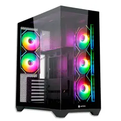 ANTRYX - CASE FX 970 PRO BLACK, 2 VIDRIO TEMPLADO, ARGB FAN 140mm X5 (AC-FX970KP)