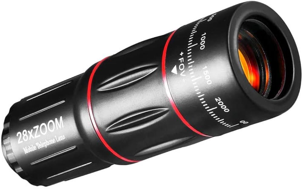 Telescopio Monocular para Celular 28x Zoom