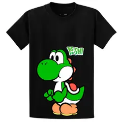 GENERICO - Polos Algodon Yoshi Dinosaurio - Tallas 6 hasta XL