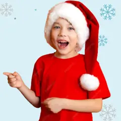 GENERICO - Gorro Navidad Modelo Original Papa Noel - Niños