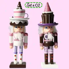 GENERICO - Cascanueces Navidad Bakery Candy Navideños - Set x 02