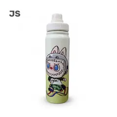 GENERICO - TOMATODO FASHION DISEÑO BUBU ESCOLAR PARA NIÑOS CREMA