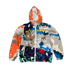 GENERICO - CORTAVIENTO HEY ARNOLD NICKELODEON MEMBERS ONLY