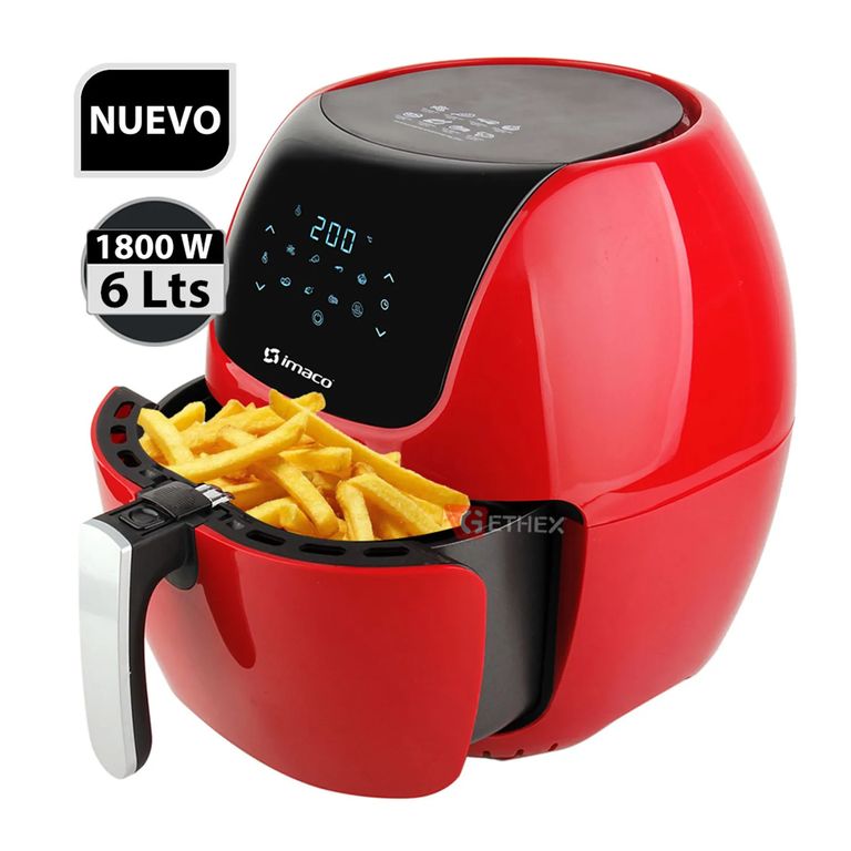 Freidora de Aire 6 Litros AF6018 Rojo