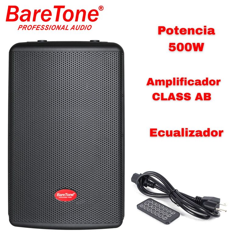 Parlante Activo MAX 12HD Woofer de 12 pulgadas 500 Watts Sensibilidad 98 dB