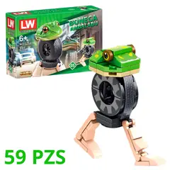 GENERICO - Juguete Set de Bloques Armables de Personajes Italianos "Boneca Ambalabu" 59 pzs