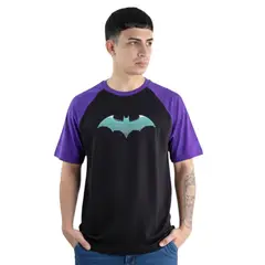 WARNER BROS - Polo Oversize Batman Hombre Negro Algodòn