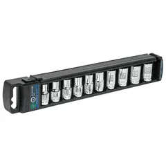 Truper - Juego de 10 dados cuadro 1/2" mm,