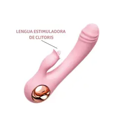 GENERICO - CONSOLADOR VIBRADOR CON ESTIMULADOR DE CLITORIS