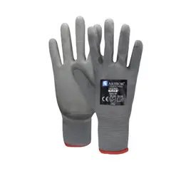 GENERICO - Guante Tecnoflex Poliester Palma PU TL 9 Armor - Gris
