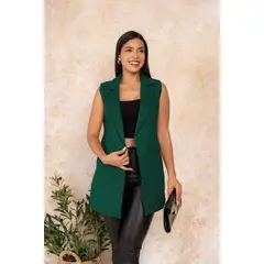 ARMA TU LOOK - CHALECO LARGO JENNIFER CON SOLAPA