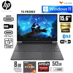HP - Laptop Ryzen 5-7535hs Victus 15-fb2063 Gaming 15.6" Fhd, Ram 8gb 512gb Win11 Mica Silver