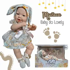 GENERICO - Muñeca Baby So Lovely con Accesorios Mediano