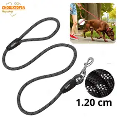 GENERICO - CORREA RESISTENTE PARA MASCOTAS - PERRO GATO NEGRO