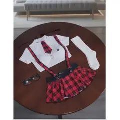 GENERICO - LENCERIA SEXY DISFRAZ COLEGIALA TALLA S-M-L