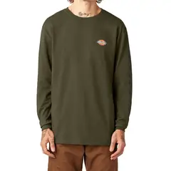 DICKIES - POLO MANGA LARGA VERDE MILITAR