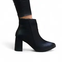 GENERICO - Taco 9 Bota Mujer Clasica 2086L-60 Color Negro